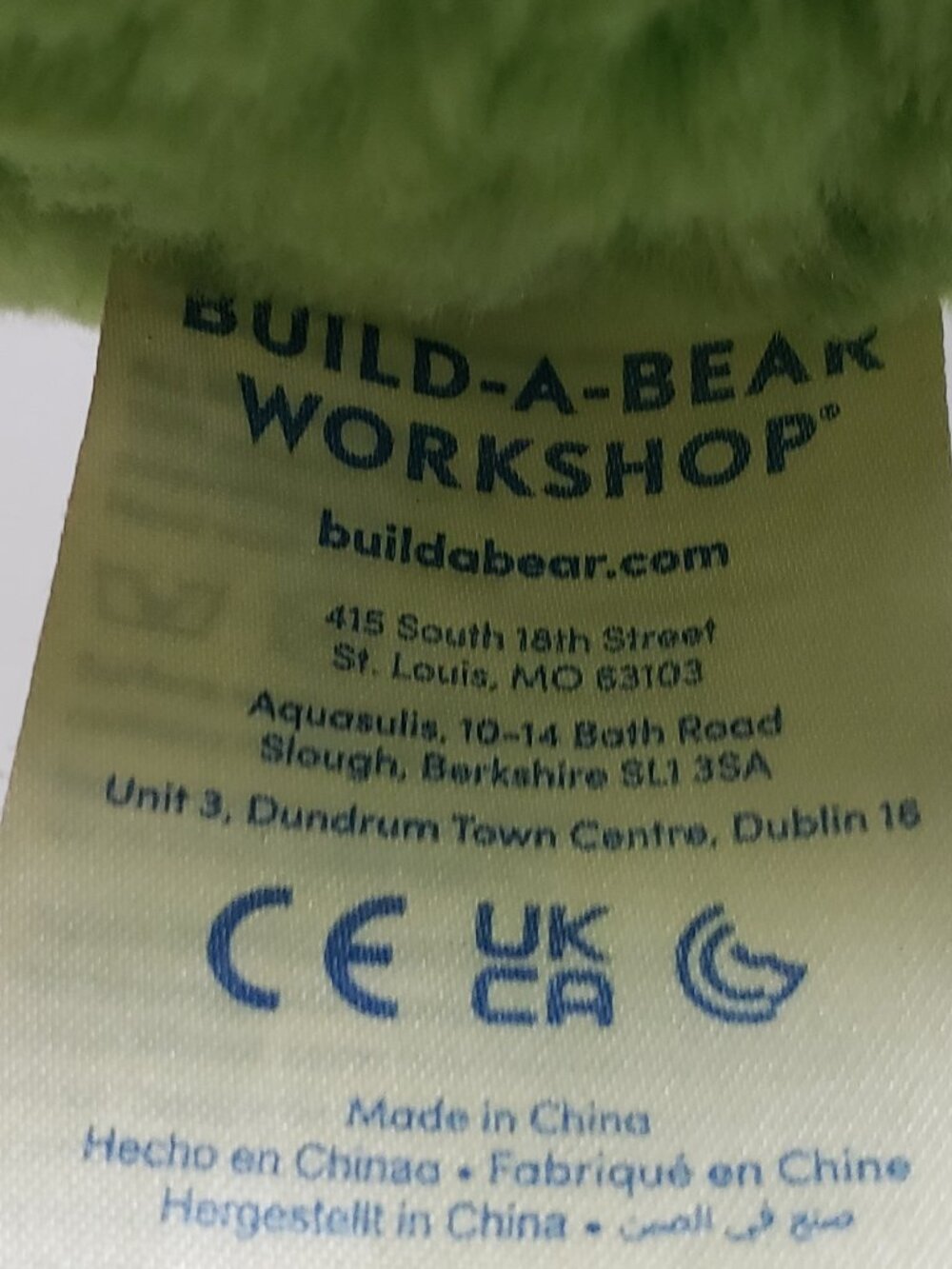 Build A Bear Spring Green Frog - Picture 4 of 5